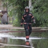 Большой ночной пожар в кафе в Астрахани 