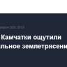 Жители Камчатки ощутили трехбалльное землетрясение