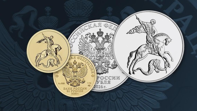 ЦБ выпустит новую партию монет «Георгий Победоносец»