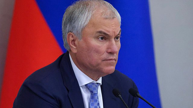 Вячеслав Володин рассказал о предложенных депутатами мерах по укреплению безопасности страны и защите детей