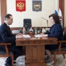 Глава Мордовии встретился с региональным бизнес-омбудсменом Еленой Юрченковой