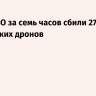 Силы ПВО за семь часов сбили 27 украинских дронов