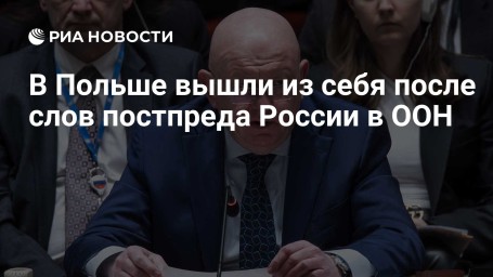 В Польше вышли из себя после слов постпреда России в ООН