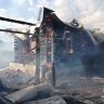 Крупный пожар в Башкирии унёс жизнь мужчины