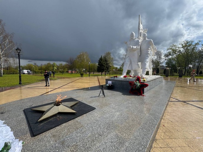 Четыре Вечных огня в Ярославской области торжественно зажгли в рамках акции «Храним огонь Победы»