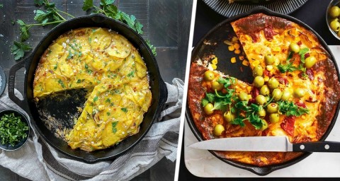 Что приготовить на сковороде, лучшие рецепты из заграницы: Тортилья – солнечный привет из Испании в вашей кухне