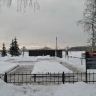 Чудовские юнармейцы очистили от снега воинское захоронение в деревне Лезно...