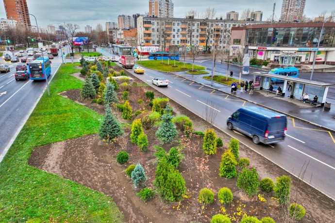 Завершилось благоустройство Волгоградского проспекта Завершилось благоустройство Волгоградского проспекта