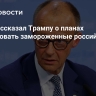Мерц рассказал Трампу о планах использовать замороженные российские активы