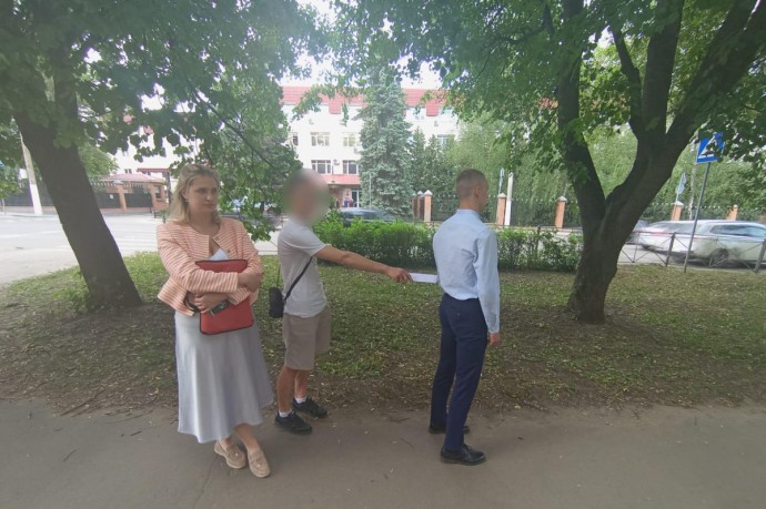 В Орле арестовали мужчину за хулиганство с применением ножа