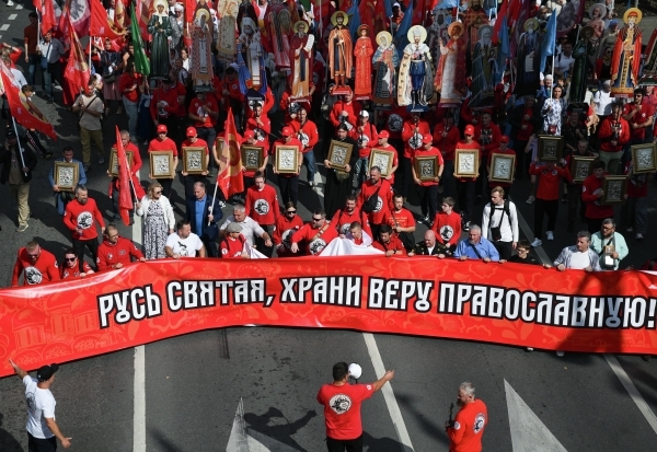 Участие в общегородском крестном ходе в Москве приняли 40 тыс. человек