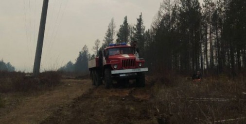 Страшный лесной пожар разбушевался на севере Бурятии