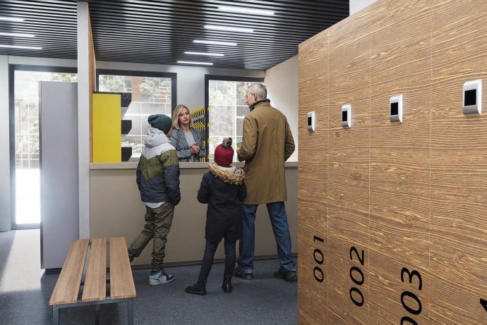 Многофункциональная спортивная площадка появилась в парке у Святого озера Многофункциональная спортивная площадка появилась в парке у Святого озера