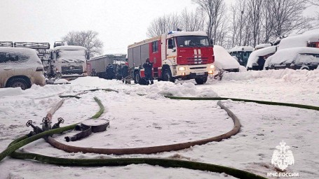 10 января в Тульской области потушили 3 пожара