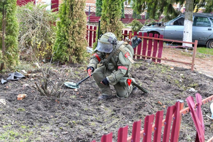 В курском приграничье за неделю обезвредили более 13 тысяч взрывоопасных предметов