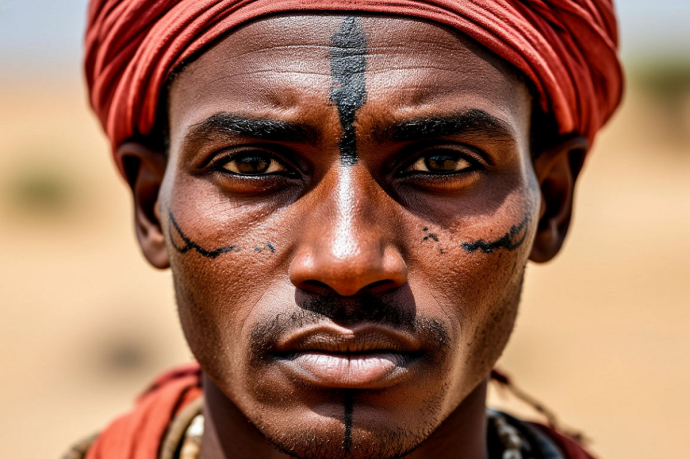 PNAS: древние жители Нубии наносили детям на лица татуировки