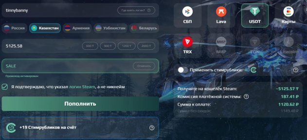 Преимущества пополнения Steam через криптовалюты USDT - «Экономика»