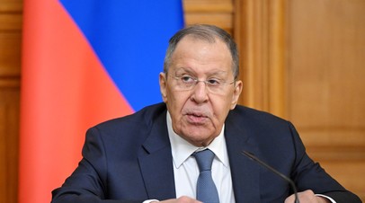 Лавров выступает на первой Министерской конференции Международной организации по русскому языку