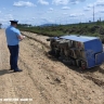 В Амурской области пьяный водитель опрокинул вахтовку с 22 людьми внутри