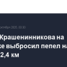 Вулкан Крашенинникова на Камчатке выбросил пепел на высоту 2,4 км