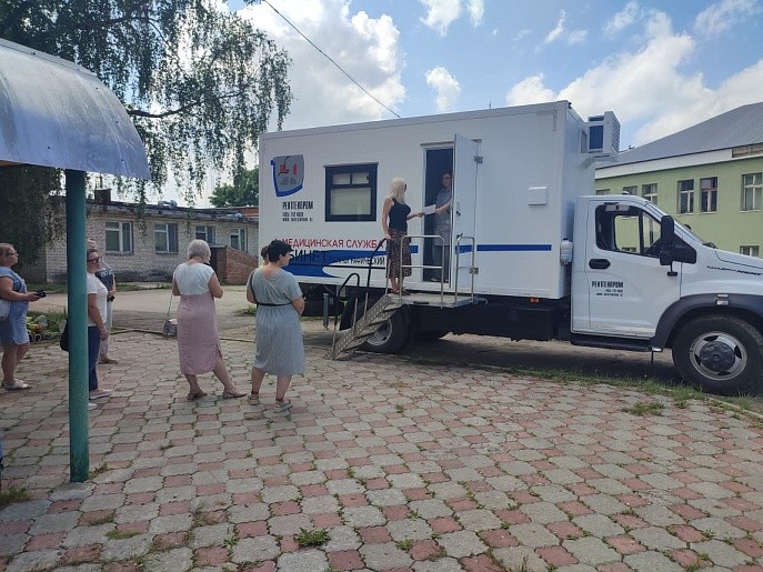 Более 2500 жителей Алексинского района прошли медосмотр в передвижных комплексах