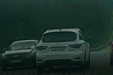 "Инфинити" на армянских номерах устроил "смертельную спешку" в Туле