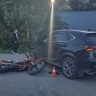 В столкновении иномарки с мотоциклом в Горно-Алтайске пострадал подросток