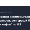 Лавров назвал взаимовыгодной договоренность венгерской MOL и "Газпром нефти" по NIS