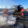 На объездной дороге в Старооскольском округе начали ямочный ремонт