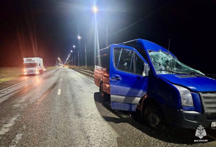 Новые подробности страшной аварии с астраханским автобусом в Калмыкии