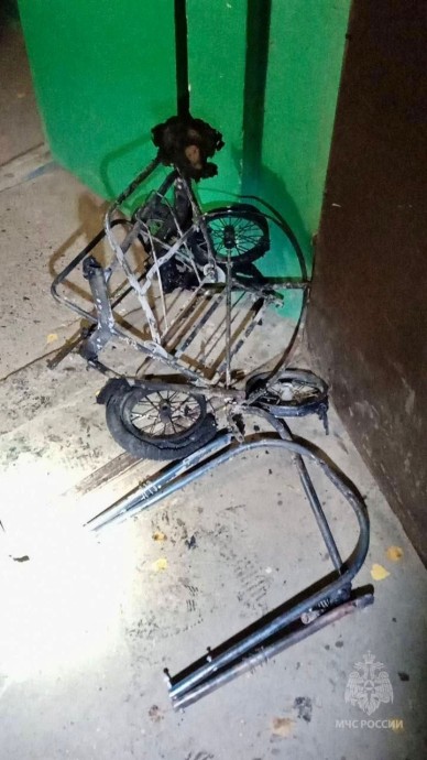 Двое детей пострадали при пожаре в Уфе Двое детей пострадали при пожаре в Уфе