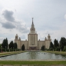 Началась реставрация шпиля главного здания МГУ