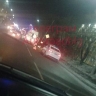В Благовещенске автомобиль врезался в электроопору