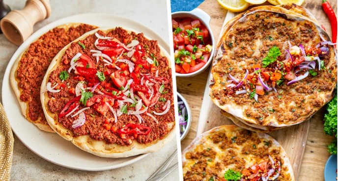 После отдыха в Турции теперь готовим это блюдо дома: Лахмаджун – турецкая пицца с ароматом Востока