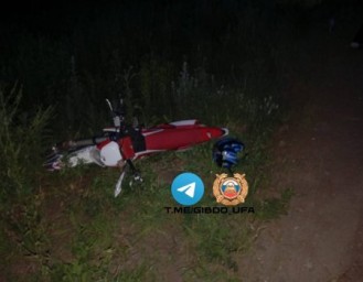 В Уфе на дороге «встретились» питбайк и мотоцикл