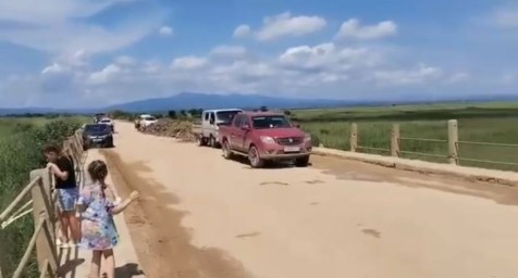 Пробка на Хасан: автомобилисты застряли из-за частичного провала моста