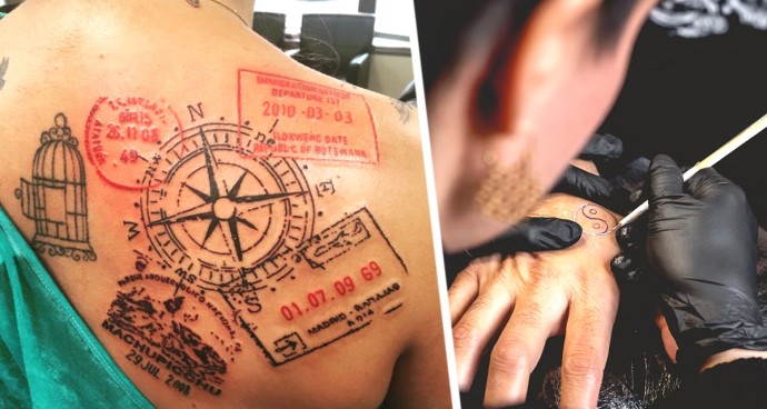 «Открытка на коже»: туристы открыли способ запечатлеть свои приключения навсегда