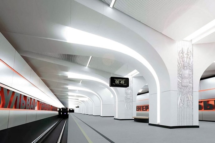 На станции «Бульвар Генерала Карбышева» уложат свыше 600 километров инженерных сетей