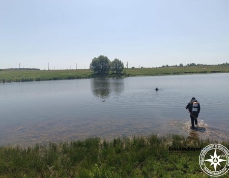 В Башкирии водолазы достали из пруда труп мужчины