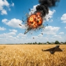 Хвалёный F-16 разнесло в клочья над украинским полем. Истребитель НАТО не смог догнать тихоходный дрон