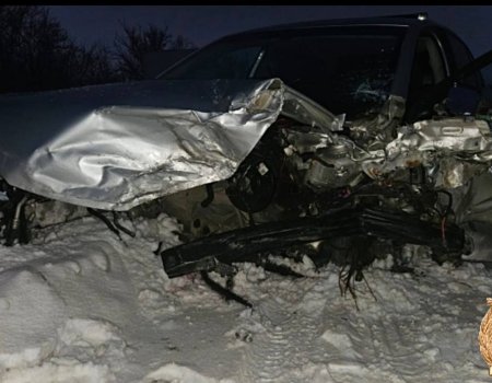 Как минимум два человека пострадали при лобовом ДТП на трассе в Башкирии