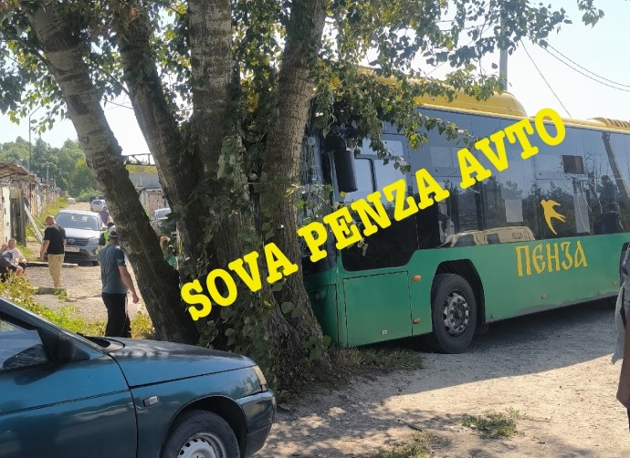 В Пензе при столкновении СИМ и автобуса пострадали двое детей