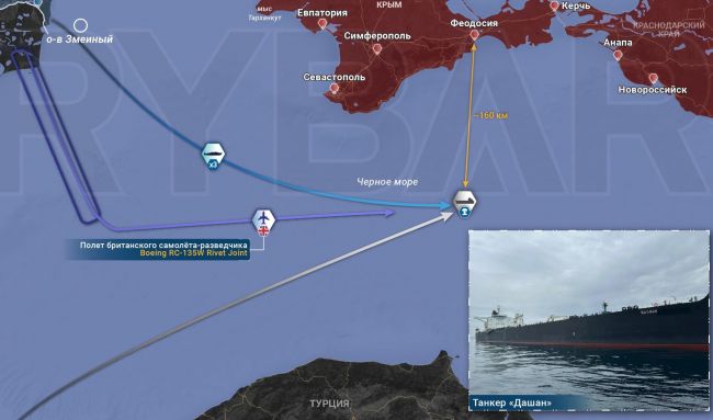 ВСУ атакуют танкеры в российской зоне Черного моря: самолет-разведчик мог подсказать ВСУ атакуют танкеры в российской зоне Черного моря: самолет-разведчик мог подсказать