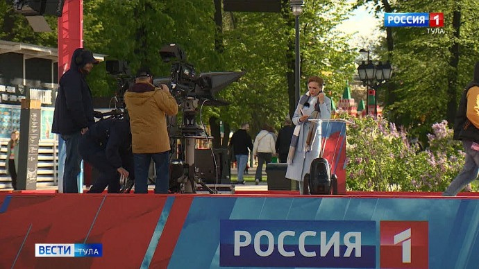 Выездная студия «Вестей» стала достопримечательностью Казанской набережной