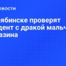 В Челябинске проверят инцидент с дракой мальчиков у магазина