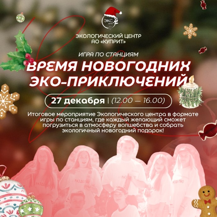 В Кирове пройдет праздничная игра по станциям «Время новогодних эко-приключений»