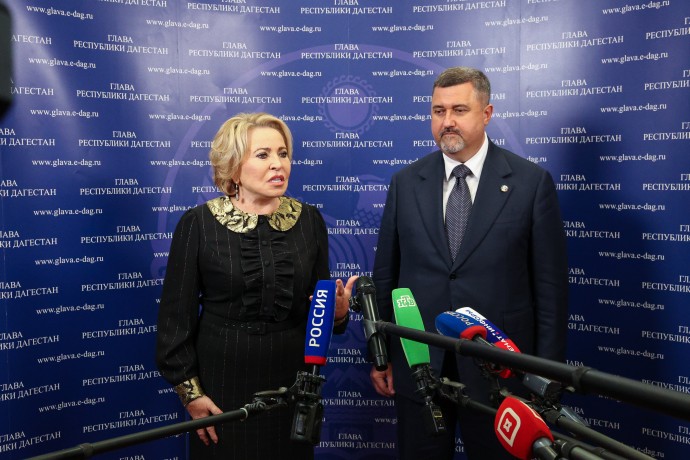 Матвиенко пообещала врио главы Дагестана необходимую помощь в работе Матвиенко пообещала врио главы Дагестана необходимую помощь в работе