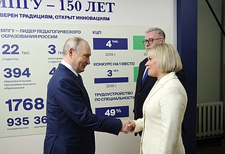Посещение Московского педагогического государственного университета Посещение Московского педагогического государственного университета