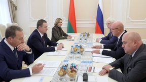 Дмитрий Чернышенко и Премьер-министр Республики Беларусь Александр Турчин обсудили вопросы двустороннего сотрудничества