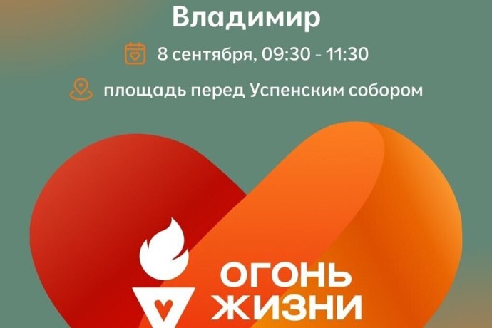 Всероссийская эстафета доноров костного мозга пройдет во Владимире